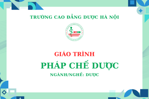 Giáo trình Pháp chế Dược