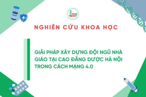 Nghiên cứu khoa học năm học 2024-2025: Giải pháp xây dựng đội ngũ nhà giáo tại CĐ DHN trong CM 4.0