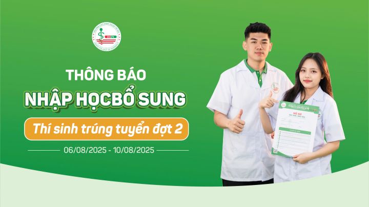 Thông báo về việc nhập học bổ sung thí sinh trúng tuyển đợt 2