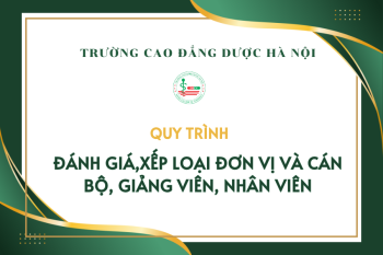 Quy trình đánh giá,xếp loại đơn vị và cán bộ, giảng viên, nhân viên