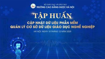 Tập huấn cập nhật dữ liệu phần mềm quản lý cơ sở dữ liệu giáo dục nghề nghiệp