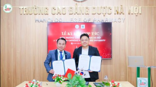 Trường Cao đẳng Dược Hà Nội ký kết hợp tác với Catholic Kwandong University – Hàn Quốc