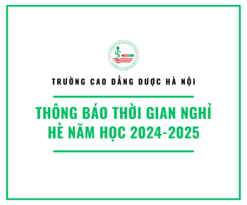 Thông báo thời gian nghỉ hè năm học 2024-2025