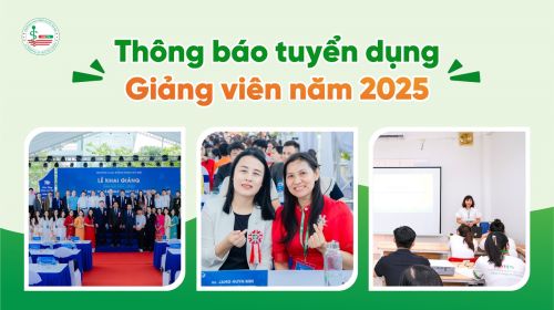 Trường Cao đẳng Dược Hà Nội thông báo tuyển dụng năm học 2025-2026