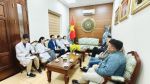 Cao đẳng Dược Hà Nội thăm và làm việc với Bệnh viện Châm cứu Trung ương - Đẩy mạnh hợp tác đào tạo và trao đổi học thuật trong lĩnh vực Y học cổ truyền