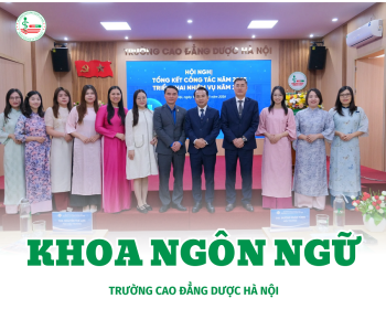 KHOA NGÔN NGỮ  -  TRƯỜNG CAO ĐẲNG DƯỢC HÀ NỘI
