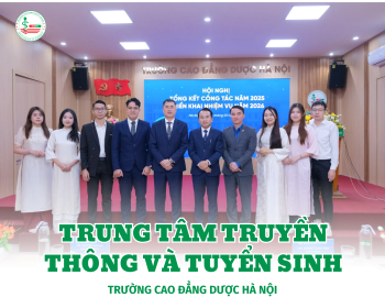 TRUNG TÂM TRUYỀN THÔNG TUYỂN SINH - TRƯỜNG CAO ĐẲNG DƯỢC HÀ NỘI