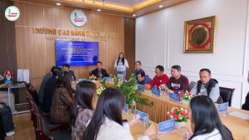 Trường Cao đẳng Dược Hà Nội đón tiếp và làm việc với đoàn đại biểu Hiệp hội nghề Đài Loan IMVT