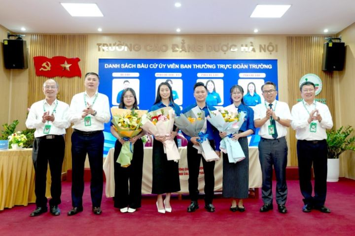 Hội nghị kiện toàn Ban Chấp hành Đoàn Trường Cao đẳng Dược Hà Nội nhiệm kỳ 2024 - 2027: Củng cố bộ máy tổ chức, phát huy tinh thần xung kích của tuổi trẻ