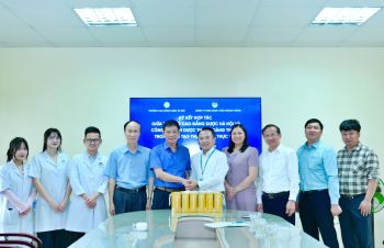 Ký kết hợp tác đào tạo thực hành, thực tập cho sinh viên với Công ty TNHH Dược Thảo Hoàng Thành