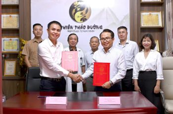 Trường Cao đẳng Dược Hà Nội ký kết hợp tác đào tạo cùng Công ty TNHH Y Dược Thiên Thảo Việt Nam