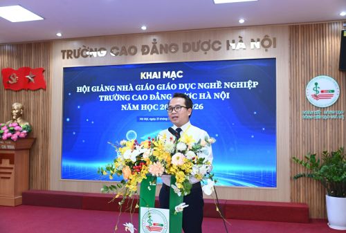 Trường Cao đẳng Dược Hà Nội khai mạc Hội giảng Nhà giáo Giáo dục nghề nghiệp năm học 2025 - 2026