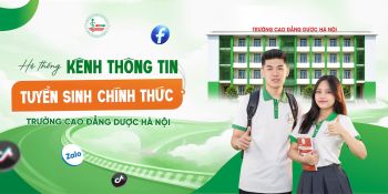 Thông báo Hệ thống các kênh thông tin chính thức của Trường Cao đẳng Dược Hà Nội