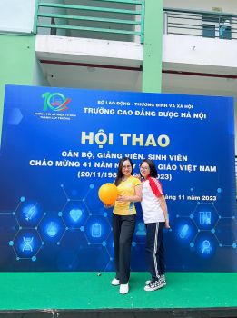 Trường cao đẳng Dược Hà Nội tổ chức giải đấu bóng chuyền hơi chào mừng ngày Nhà giáo Việt Nam 20/11