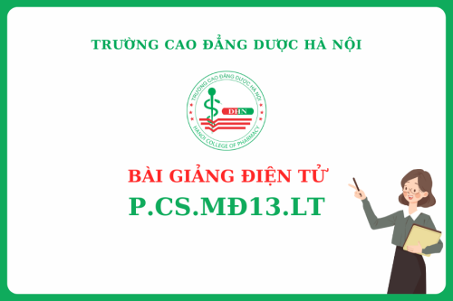 Bài giảng điện tử P.CS.MĐ13.LT