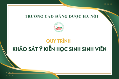 Quy trình Khảo sát ý kiến học sinh sinh viên