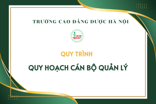 Quy trình quy hoạch cán bộ quản lý