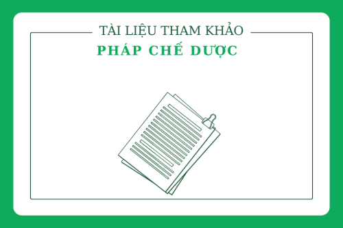Tài liệu tham khảo Pháp chế Dược
