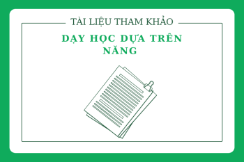 Tài liệu tham khảo Dạy học dựa trên năng