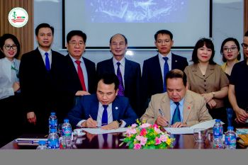 Lễ ký kết giữa Trường Cao đẳng Dược Hà Nội, Trường Cao đẳng Quốc tế Hà Nội và các đối tác Hàn Quốc nhằm thúc đẩy hợp tác quốc tế 