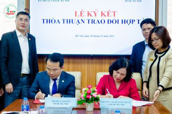 Trường Cao đẳng Dược Hà Nội ký kết thoả thuận hợp tác trao đổi chuyên môn trong hoạt động đào tạo