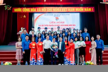 Trường Cao đẳng Dược Hà Nội tự hào đạt giải B văn nghệ Hội thi “Tuyên truyền ca khúc cách mạng” của Huyện đoàn Hoài Đức