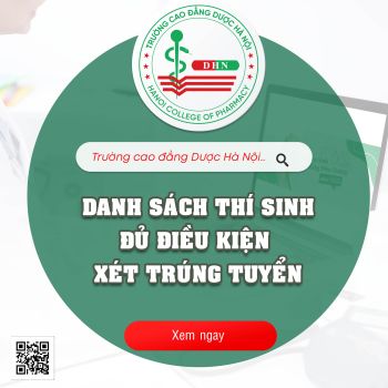 Danh sách thí sinh đủ điều kiện xét trúng tuyển