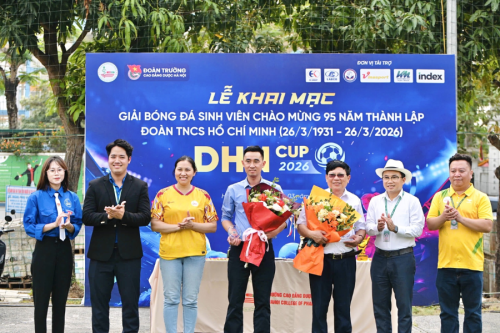 Lễ khai mạc Giải bóng đá sinh viên DHN Cup 2026: Khởi tranh sôi động, lan tỏa tinh thần thể thao học đường