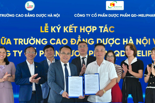Lễ ký kết hợp tác với Công ty CP Dược phẩm QD Meliphar: Bước tiến mới trong đào tạo ngành Dược