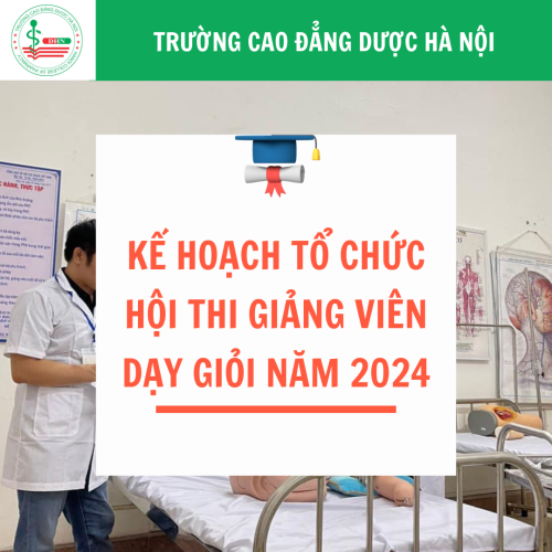 Kế hoạch tổ chức Hội thi Giảng viên dạy giỏi năm 2024