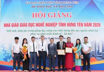 Giảng viên Cao đẳng Dược Hà Nội đạt giải tại Hội giảng Nhà giáo Giáo dục nghề nghiệp tỉnh Hưng Yên 2026