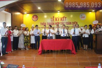 Lễ ký kết thoả thuận hợp tác toàn diện với Bệnh viện đa khoa Phúc Lâm