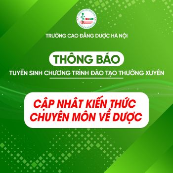 Thông báo tổ chức đào tạo thường xuyên Cập nhật kiến thức chuyên môn về Dược