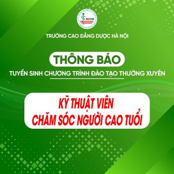 Thông báo tổ chức đào tạo thường xuyên Kỹ thuật viên chăm sóc người cao tuổi