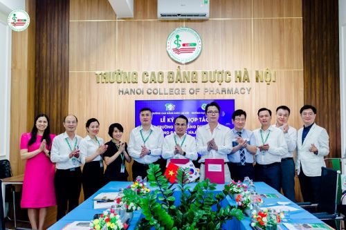 Lễ ký kết hợp tác giữa Cao đẳng Dược Hà Nội và Đại học Naju Hàn Quốc