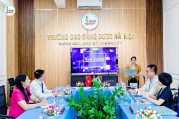 Chúc mừng lễ ký kết hợp tác giữa Trường Cao đẳng Dược Hà Nội với Đại học Dongshin Hàn Quốc