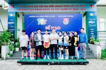 Bế mạc Giải bóng chuyền hơi Cao đẳng Dược Hà Nội 2024