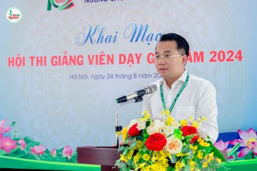 Trường Cao đẳng Dược Hà Nội khai mạc hội thi giảng viên dạy giỏi năm 2024