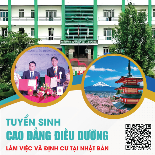 Thông báo tuyển sinh Cao đẳng Điều dưỡng (Chương trình đào tạo định hướng làm việc tại Nhật Bản)