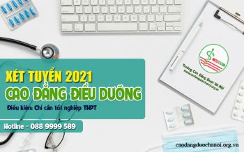 Thông báo tuyển sinh cao đẳng điều dưỡng hệ chính quy năm học 2022-2023
