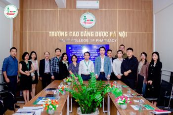 Trường Cao đẳng Dược Hà Nội tiếp đón và làm việc với Trường Cao đẳng Naju Hàn Quốc nhằm đẩy mạnh hợp tác liên kết đào tạo